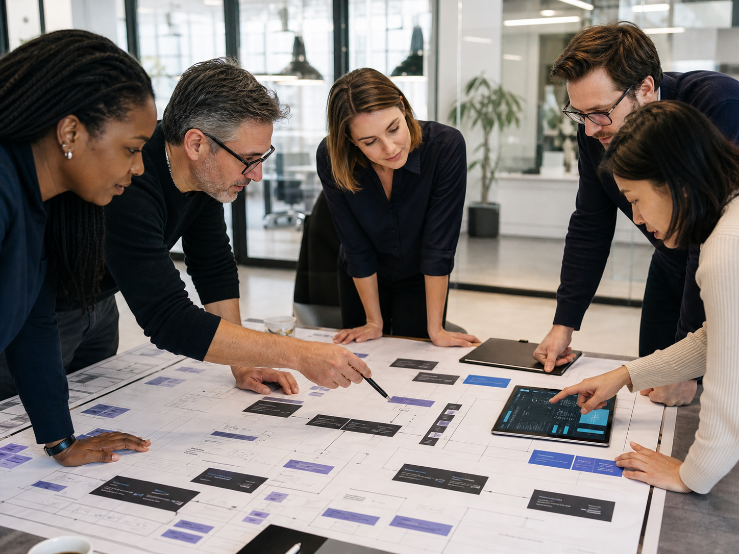 Technology consultants planning a delivery programme